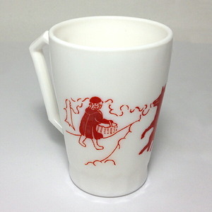 [ used ]Hazel Atlas Hazel Atlas child mug red ... vi to lock mug white red 