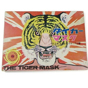 [ б/у ] бумажные декорации Tiger Mask Ultra * Tiger * Drop. шт вписывание большое количество *P выпадение есть текущее состояние доставка Showa Retro 