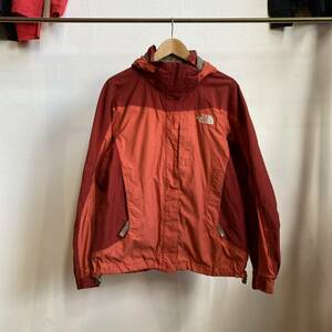 古着 THE NORTH FACE ノースフェイス マウンテンパーカー ジャケット Hy Vent アウトドア L レッド　B612