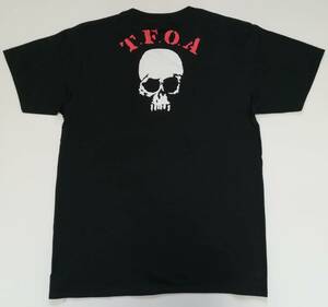 TFOA・武装戦線・ドクロ・プリントTシャツ・＃３・黒・M