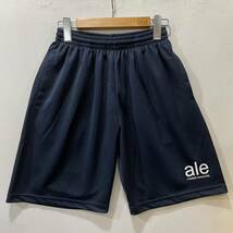 メール便可能! ale (アレ) ベーシック ロゴ プラクティス パンツ (M) NAVY | soccer futsal サッカー フットサル ネイビー プラパン_画像1