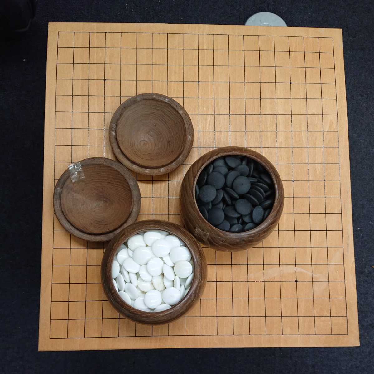 囲碁セット ゴム盤の碁盤 日本棋院取扱 とＰ碁笥 碁石普及セット 上品な