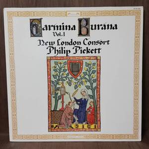 【LP】ORIGINAL - New London Consort / Philip Pickett - Carmina Burana Vol 1 - 417 373-1 - *16