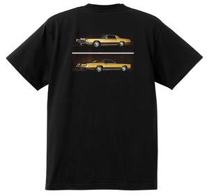 アドバタイジング キャデラック Ｔシャツ 黒 1968 オールディーズ ロックンロール 1950’s 1960’s ロカビリー ホットロッド 3435