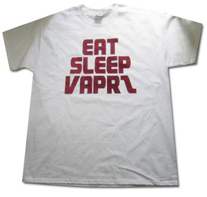 VAPRZ Tシャツ 電子タバコ VAPE cig アメリカ ネイビー 赤. ベイプ ヴェイプ モッド 爆煙 フレーバーチェイサー ビルド リキッド