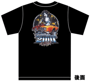 ローライダー HIPHOP系 Tシャツ51 ミューラル インパラ アメ車 黒 ハイドロ カプリス 1970 1971 1972 1973 1974 1975 1976 