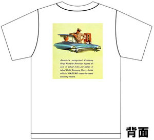 アドバタイジング AMC 3107 白 Ｔシャツ 1960 ランブラー アンバサダー メトロポリタン アメ車 ホットロッド アドバタイズメント