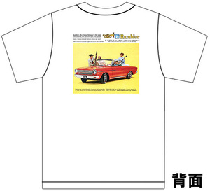 アドバタイジング AMC 3078 白 Ｔシャツ 1964 1963 1962 ランブラー アンバサダー アメ車 ホットロッド アドバタイズメント