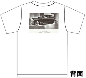 アドバタイジング パッカード 2914 白 Ｔシャツ 1942 1941 クリッパー エイト スーパー デラックス アメ車 オールディーズ