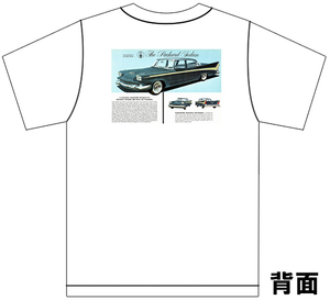 アドバタイジング パッカード Ｔシャツ 2825 白 1958 1957 1956 ホーク クリッパー カリビアン パトリシアン アメ車 オールディーズ