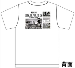 アドバタイジング ハドソン 白 2755 Ｔシャツ 1947 1946 1942 コモドア hudson アメ車 オールディーズ ロカビリー アドバタイズメント