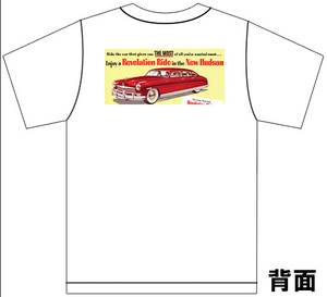 アドバタイジング ハドソン 白 2754 Ｔシャツ 1949 1948 ホーネット hudson アメ車 オールディーズ ロカビリー アドバタイズメント