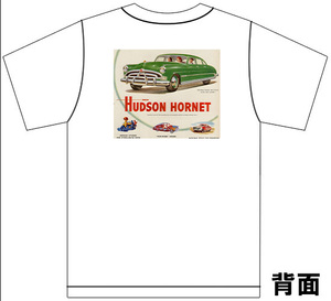 アドバタイジング ハドソン 白 2744 Ｔシャツ 1951 1950 ホーネット ジェット ワスプ hudson アメ車 オールディーズ ロカビリー