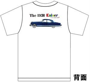 アドバタイジング カイザー フレイザー Ｔシャツ 2663 白 1951 kaiser frazer ヘンリーJ ドラゴン マンハッタン アメ車 オールディーズ