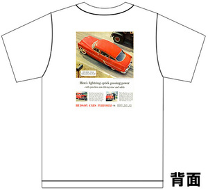 アドバタイジング ハドソン 白 2714 Ｔシャツ 1957 1956 1955 1954 ホーネット ジェット ワスプ hudson アメ車 オールディーズ