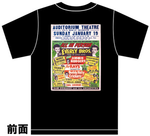 ロックンロール 黒 Tシャツ ドゥーワップ ロカビリー H26　バディーホリー オールディーズ 1950’s ジミーロジャース ポールアンカ