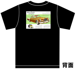 アドバタイジング スチュードベイカー 2344 黒 Ｔシャツ 1958 1957 ホーク コマンダー チャンピオン スコットマン