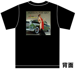 アドバタイジング ハドソン 2719 黒 Ｔシャツ1957 1956 1955 1954 ホーネット ジェット ワスプ hudson アメ車 オールディーズ