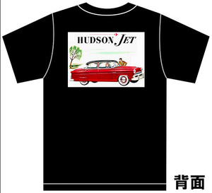 アドバタイジング ハドソン 2729 黒 Ｔシャツ 1953 1952 ホーネット ジェット ワスプ hudson アメ車 オールディーズ ロカビリー