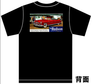 アドバタイジング ハドソン 黒 2749 Ｔシャツ 1949 1948 ホーネット hudson アメ車 オールディーズ ロカビリー アドバタイズメント