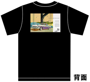 アドバタイジング パッカード Ｔシャツ 2821 黒 1958 1957 1956 ホーク クリッパー カリビアン パトリシアン アメ車 オールディーズ