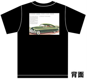 アドバタイジング パッカード Ｔシャツ 2873 黒 1948 エイト スーパー　デラックス アメ車 オールディーズ アドバタイズメント