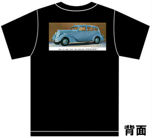 アドバタイジング パッカード 2951 黒Ｔシャツ 1936 1935 スーパーエイト 12 120 アメ車 オールディーズ アドバタイズメント