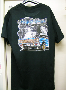 オールドスクール ローライダー Tシャツ 黒 MT35 HIPHOP 1964 インパラ ハイドロ メキシカン チカーノ メキシコ ホッピング ミューラル