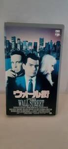 『ウオール街・WALL STREET』CBS FOX VIDEO 字幕スーパー VHS/128 Minutes/Stereo Hi-Fi 「ウオール街」で繰り広げられるマネー・ウオーズ