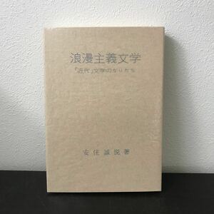 se11 ◯ 希少本 浪漫主義文学 「近代」文学のなりたち 安住誠悦著 1969年 北書房 浮雲 二葉亭 北村透谷 国木田独歩 島崎藤村