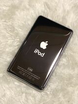 希少Apple iPod classic 第6.5世代 160GBから512GB ブルー 青色 青カスタム　改造 MC297J MC293J フロント、バックパネル新品交換済み_画像2