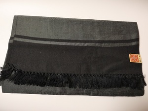  rice . woven silk man obi waist band three shaku 