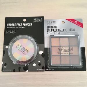 ☆新品・2種☆ マーブルフェイスパウダー03&9色アイシャドウ01 ユーアーグラム アイシャドウ フェイスパウダー ベースメイク