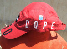 即決■DOPE■ガチャガチャレッドcap■古着_画像6