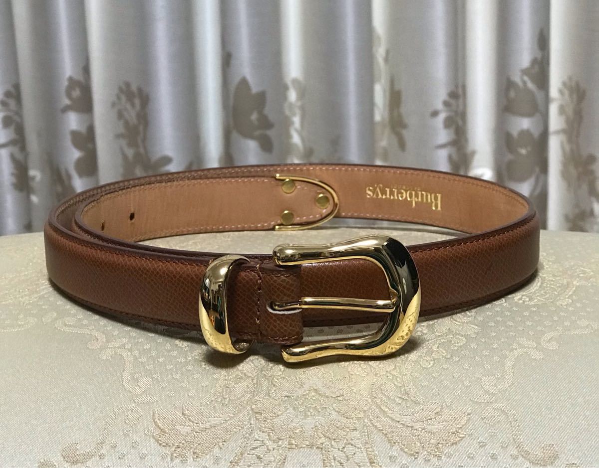 国内外の人気集結! 極美品 バーバリーベルトBURBERRY OF レザーベルト ...