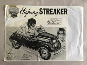 【企業物　原稿・版下・プリントなど】　highway STREAKER　昭和　　J1128I17