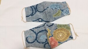 立体インナー ハンドメイド 和柄 2枚セット 大人サイズ