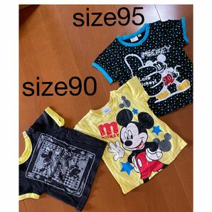 半袖Tシャツ　ミッキー　Disney 3枚セット　子供服