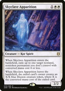 え白 スカイクレイブの亡霊 1枚（3枚在庫x 英 良品 ZNR）/Skyclave Apparition（MTG /ゼンディカーの夜明け/Zendikar Rising/）