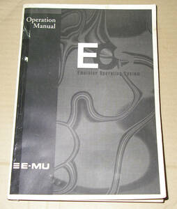 *E-MU SERIAL EOS OPERATION MANUAL operating-system manual Japanese *