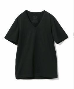 ◆ 【未使用】Brilla per il gusto ブリッラ・ペル・イル・グスト/ ベーシック Vネック TシャツBLACK Lsize BEAMS ビームス