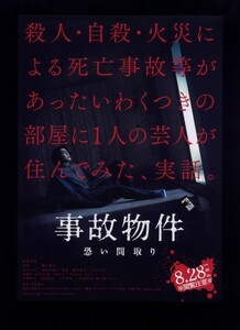 ♪2020年チラシ２枚「事故物件 恐い間取り」亀梨和也/奈緒/瀬戸康史/江口のりこ/MEGUMI/真魚/木下ほうか/中田クルミ　中田秀夫♪