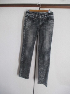 W30★Levi's リーバイス◆522-29 ジーンズ ◆黒系 used