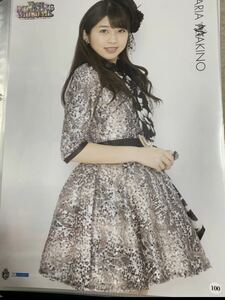 【牧野真莉愛・100】コレクションピンナップポスター ピンポス 2018 モーニング娘。'18 コンサートツアー2018春~We are MORNING MUSUME。~