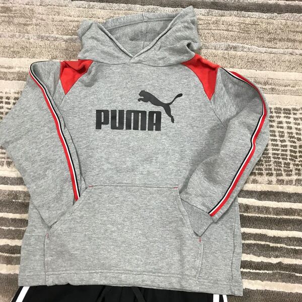 PUMA プーマ オレンジラインパーカー140