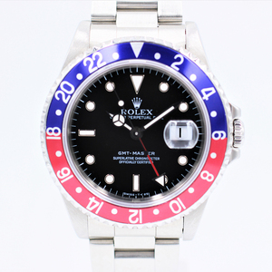 【ロレックス】 腕時計　GMTマスター　16700　赤×青　ペプシカラー　SS　オールトリチウム　メンズ　自動巻き　中古品