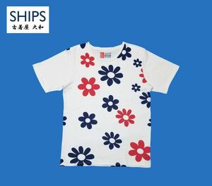 # old clothes shop Yamato # old clothes man . old clothes # sale middle # free shipping # Kiss my # north mountain . light # complete sale #SHIPS # flower print # floral print # T-shirt M size # white 