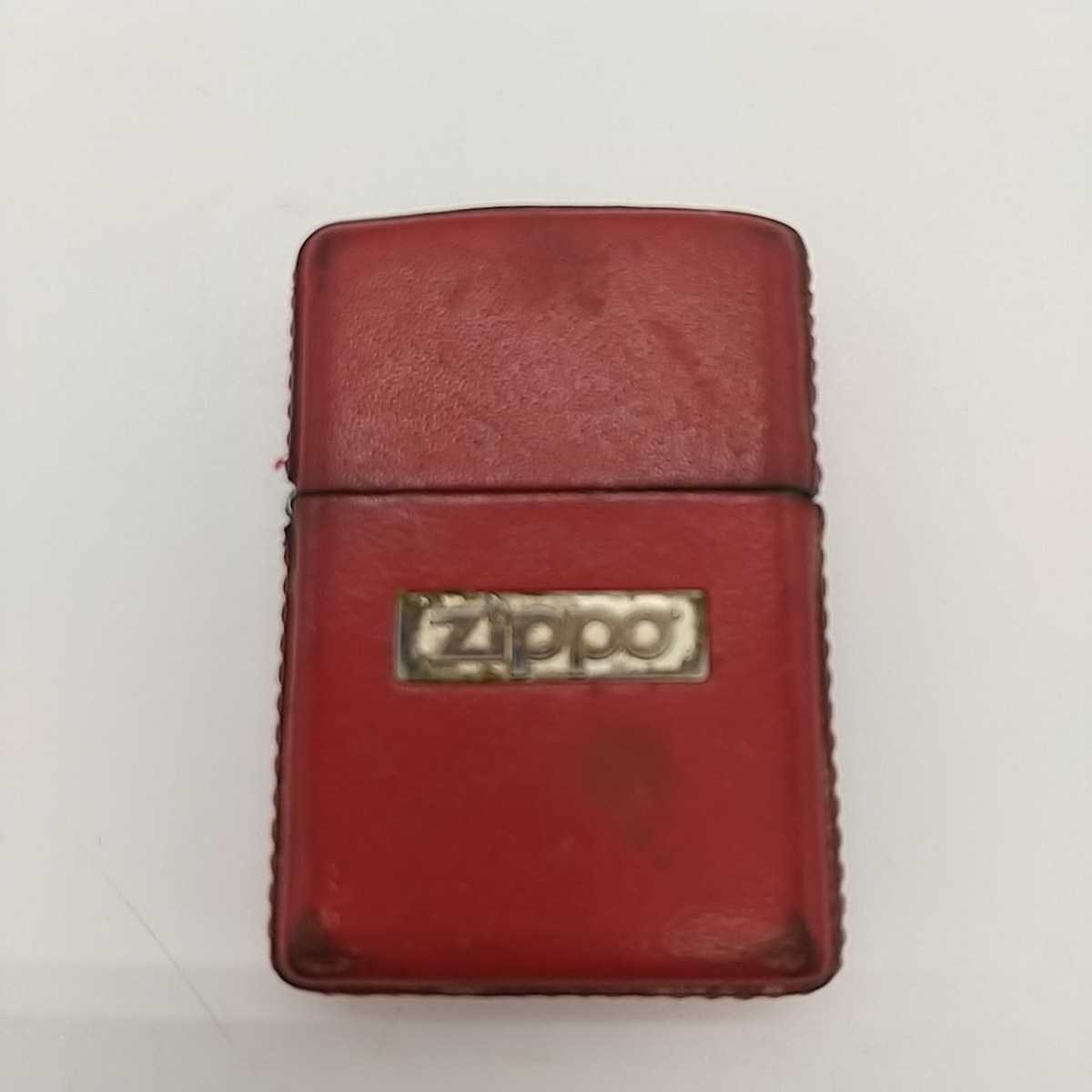 最終価格 zippo ビンテージ ポパイ オリーブ 革巻き オイルライター