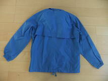 日本製 アシックス ウィンドブレーカー サイズ160 MADE IN JAPAN ASICS NYLON JACKET blue yellow _画像4