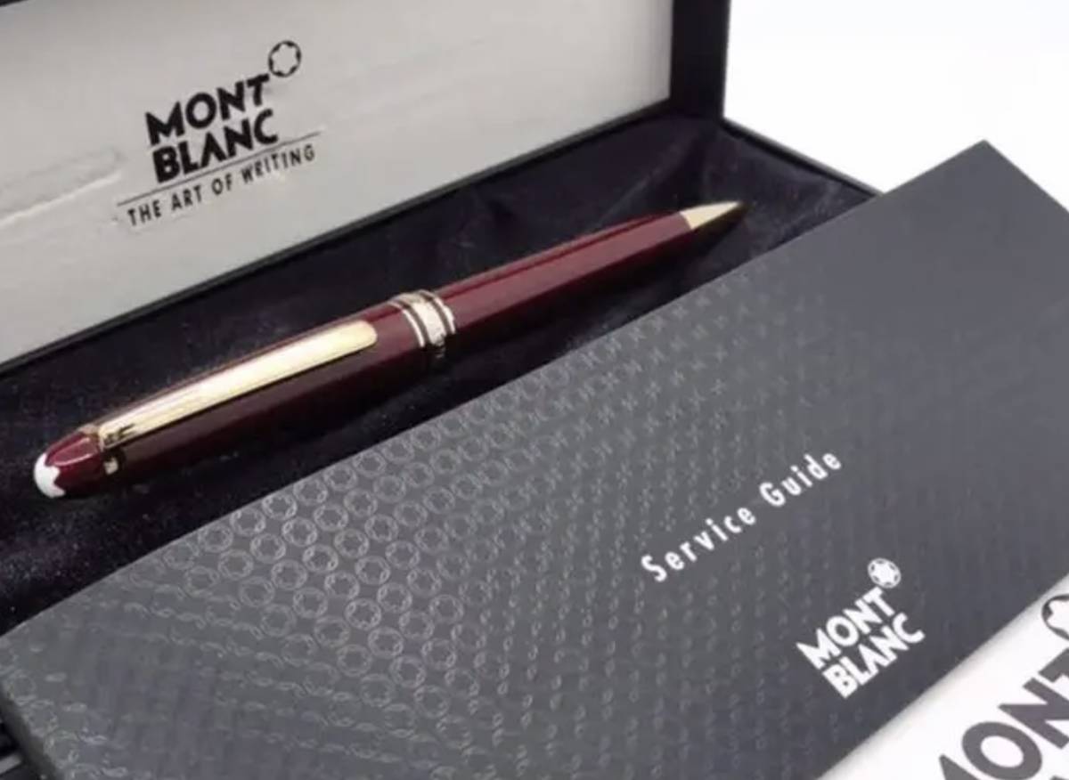 箱付 MONT BLANC モンブラン Sライン 廃盤 ボールペン ボルドー-